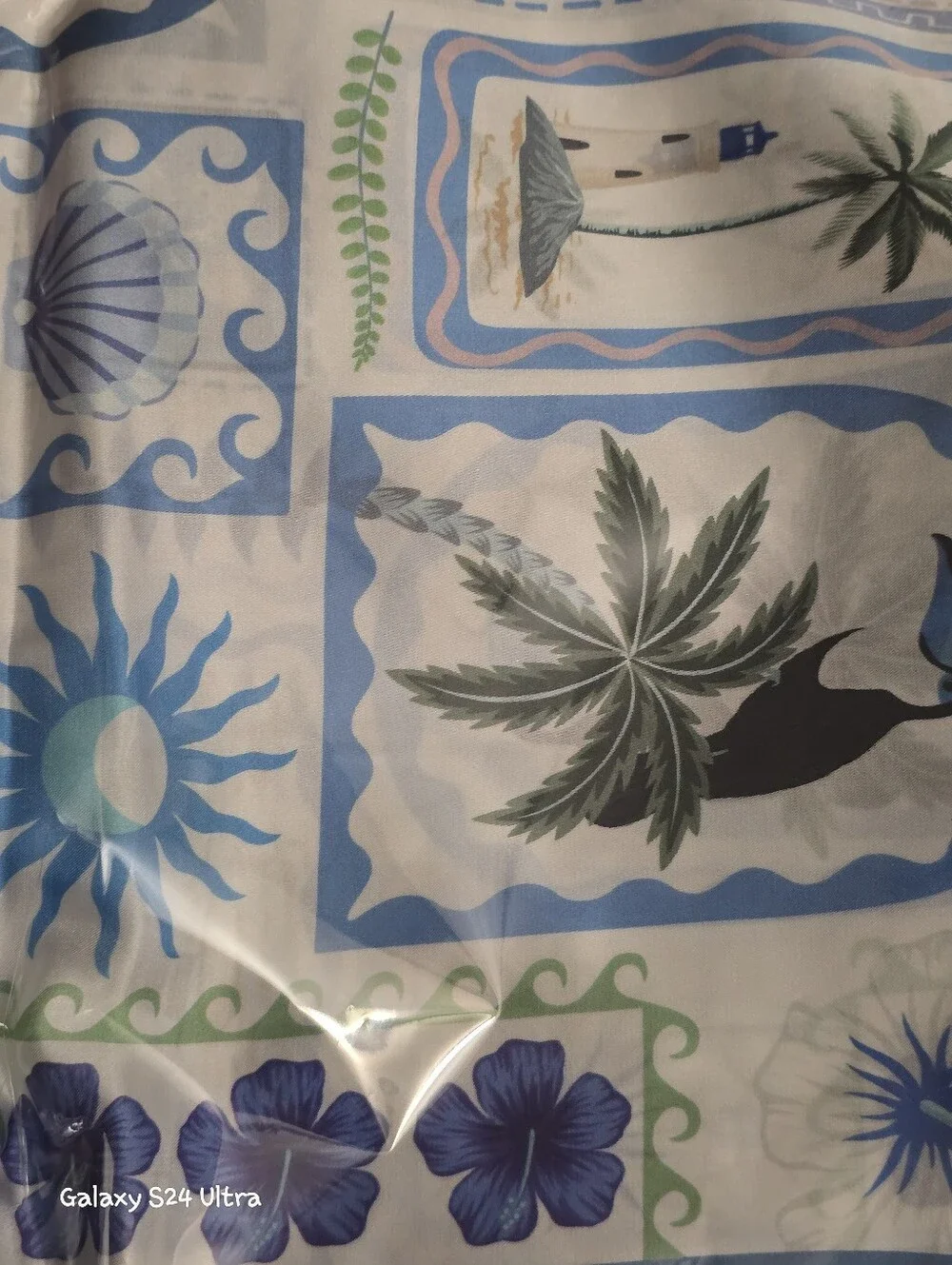 Tropical Beach Theme Scarf NEW